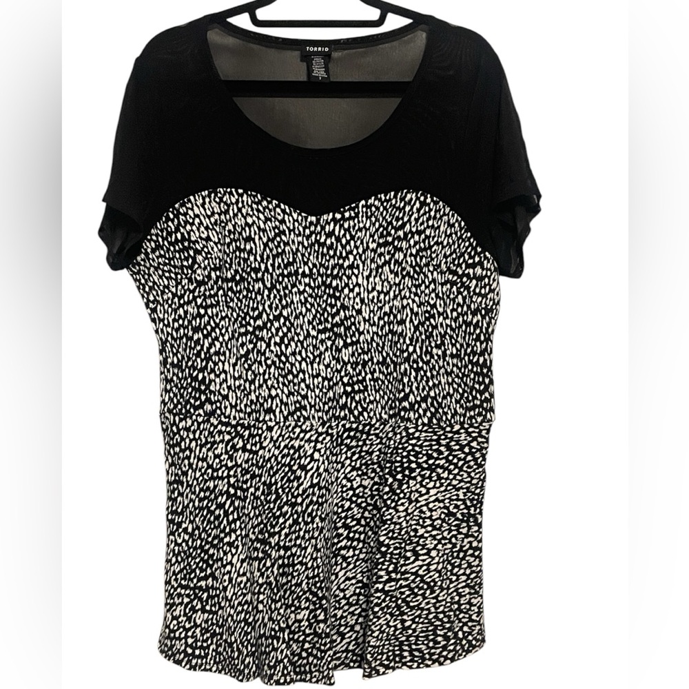 Torrid Peplum Blouse Size 2